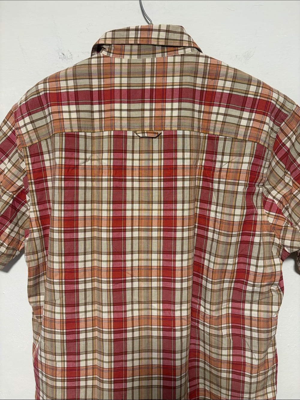 PENDLETON Hiker Shirt Red Plaid Short Sleeve Button Up Men's Large - Picture 6 of 10